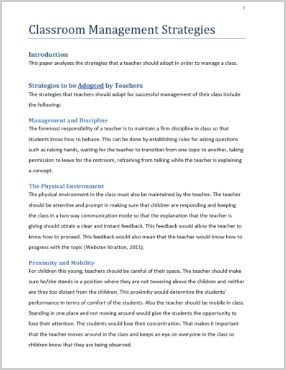 Assignment Helpline - Classroom Management Strategies