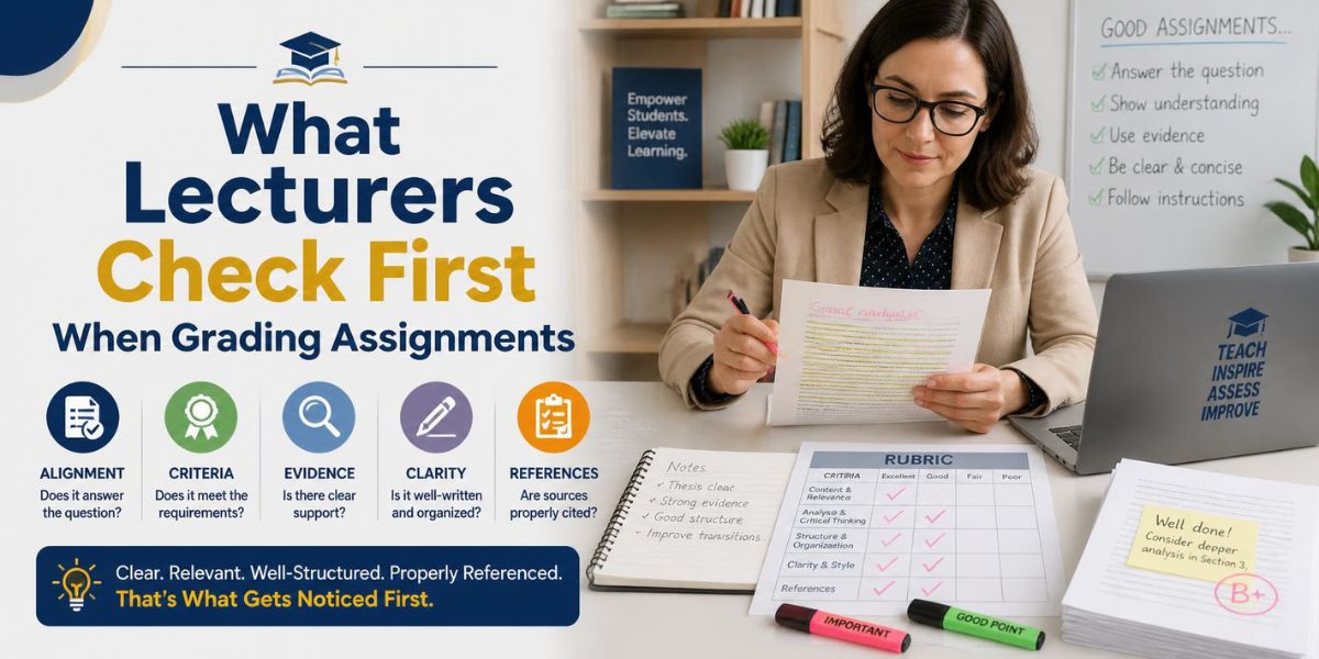 What Lecturers Check First When Grading Assignments